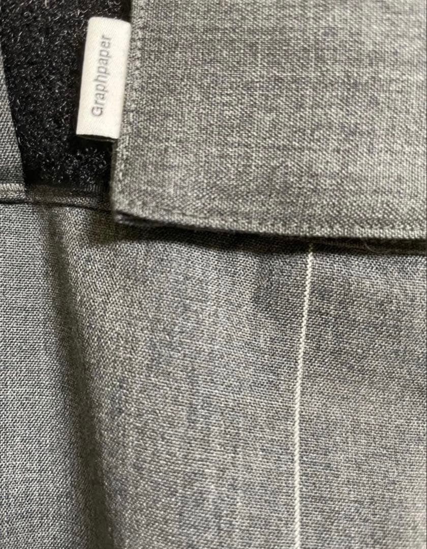 パンツ Graphpaper Wool Wide Tapered Chef Pants