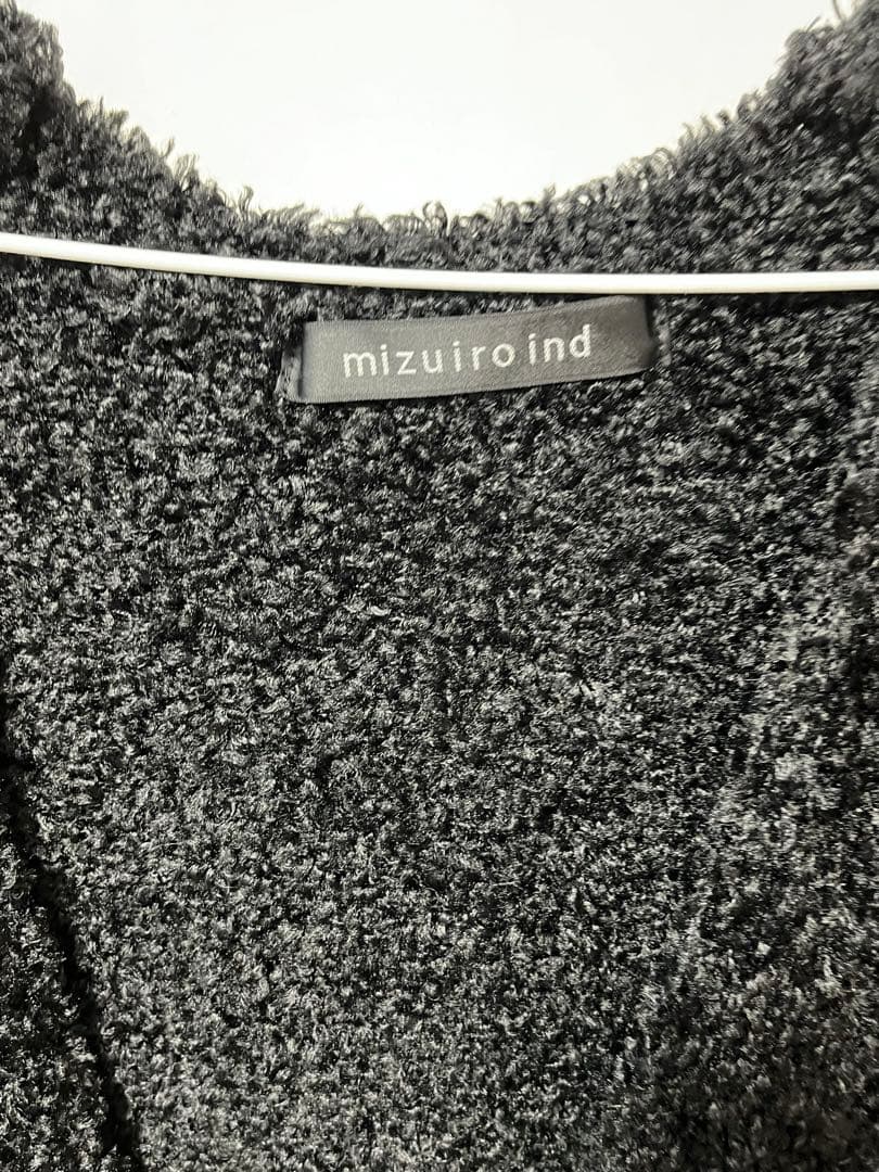 mizuiro ind へアリーヤーンワイドベスト