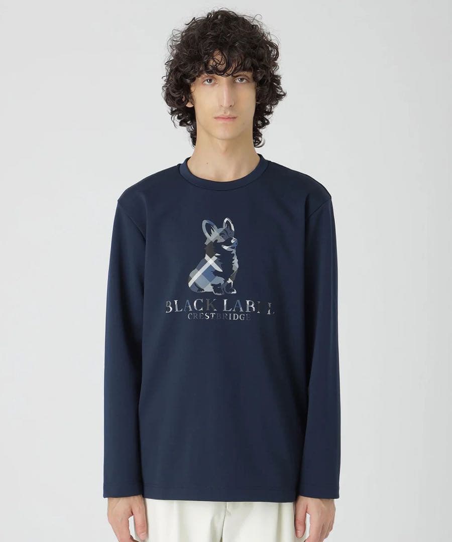 新品　タグ付き　ブリティッシュコーギーグラフィックカットソー　Mブラックレーベル