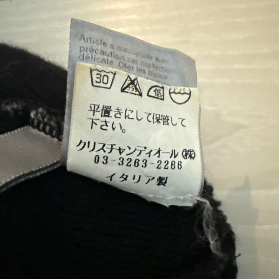 クリスチャンディオール 雪の結晶ニット帽