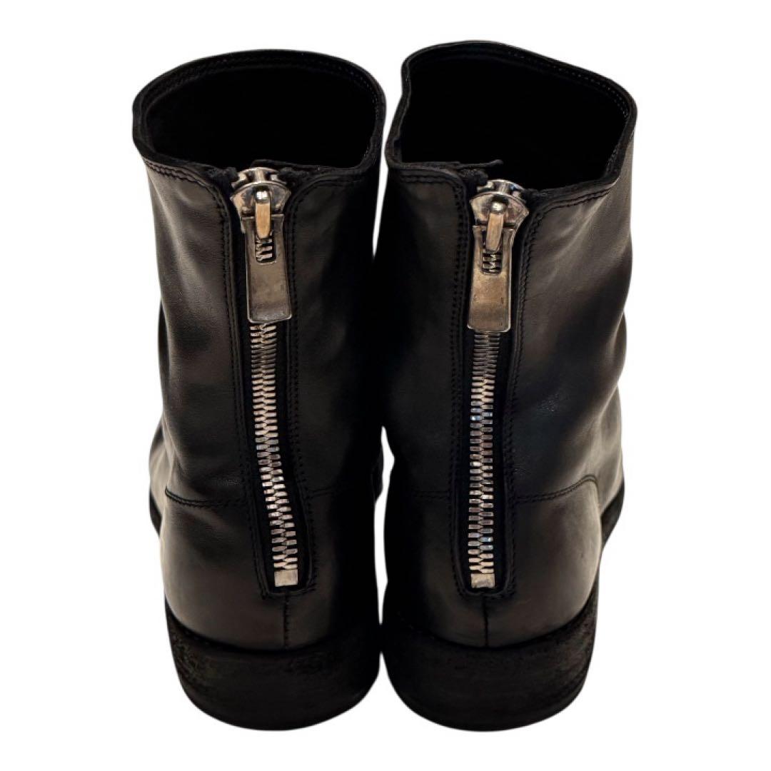 Guidi Back zip boots 986 41 ブラック グイディ