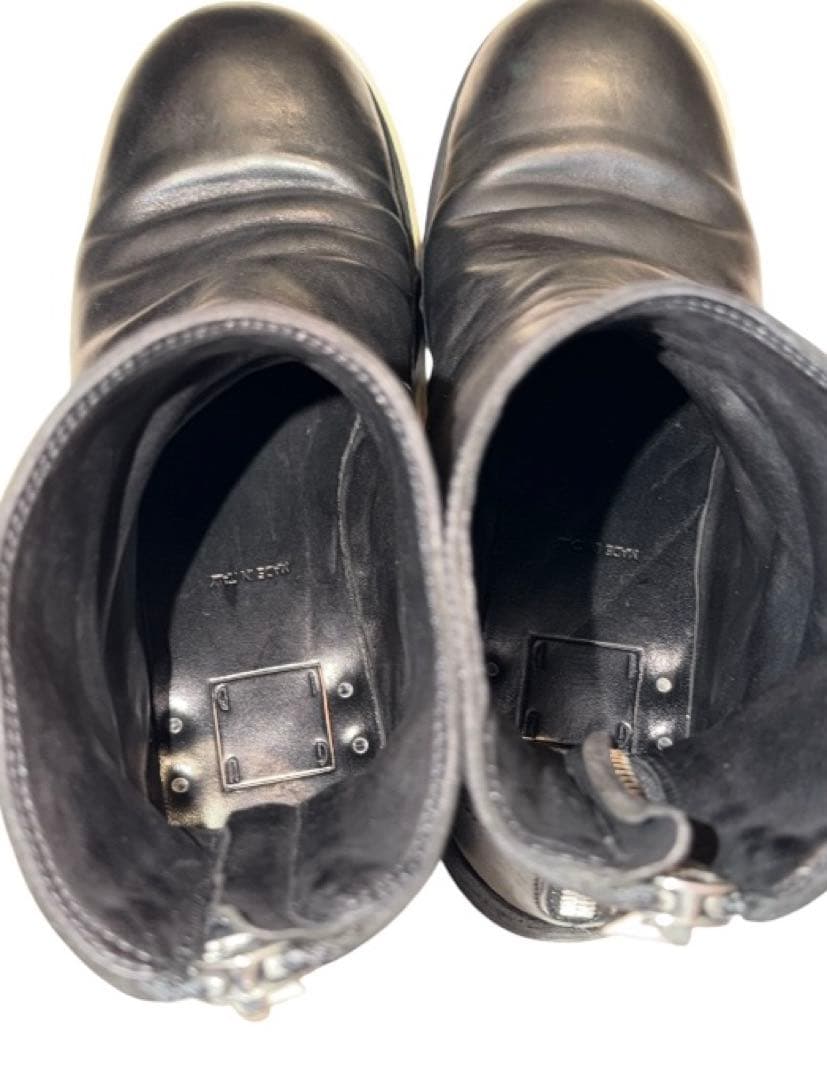 Guidi Back zip boots 986 41 ブラック グイディ