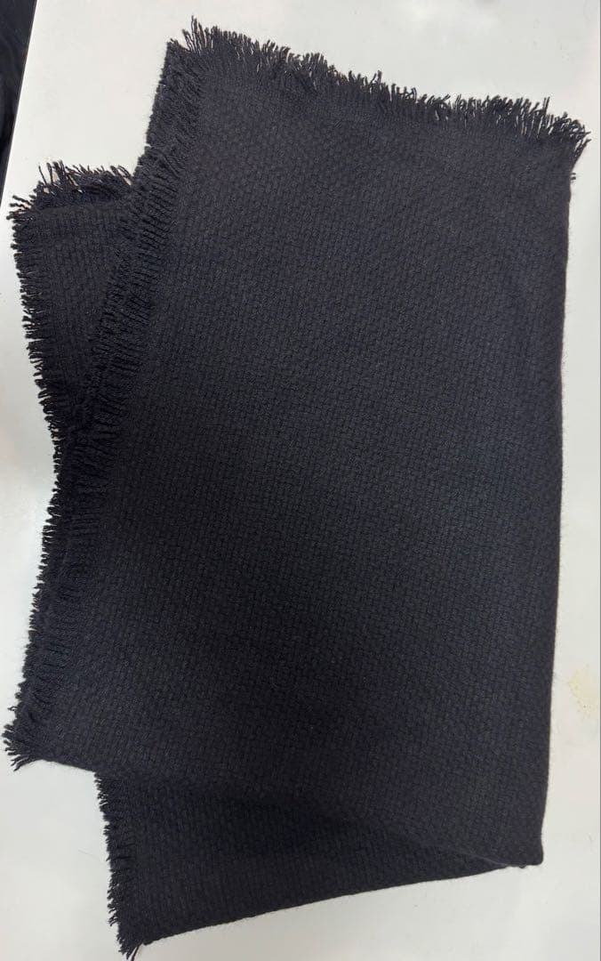 ASAUCE MÊLER カシミヤ100% 大判ストール　ブラック