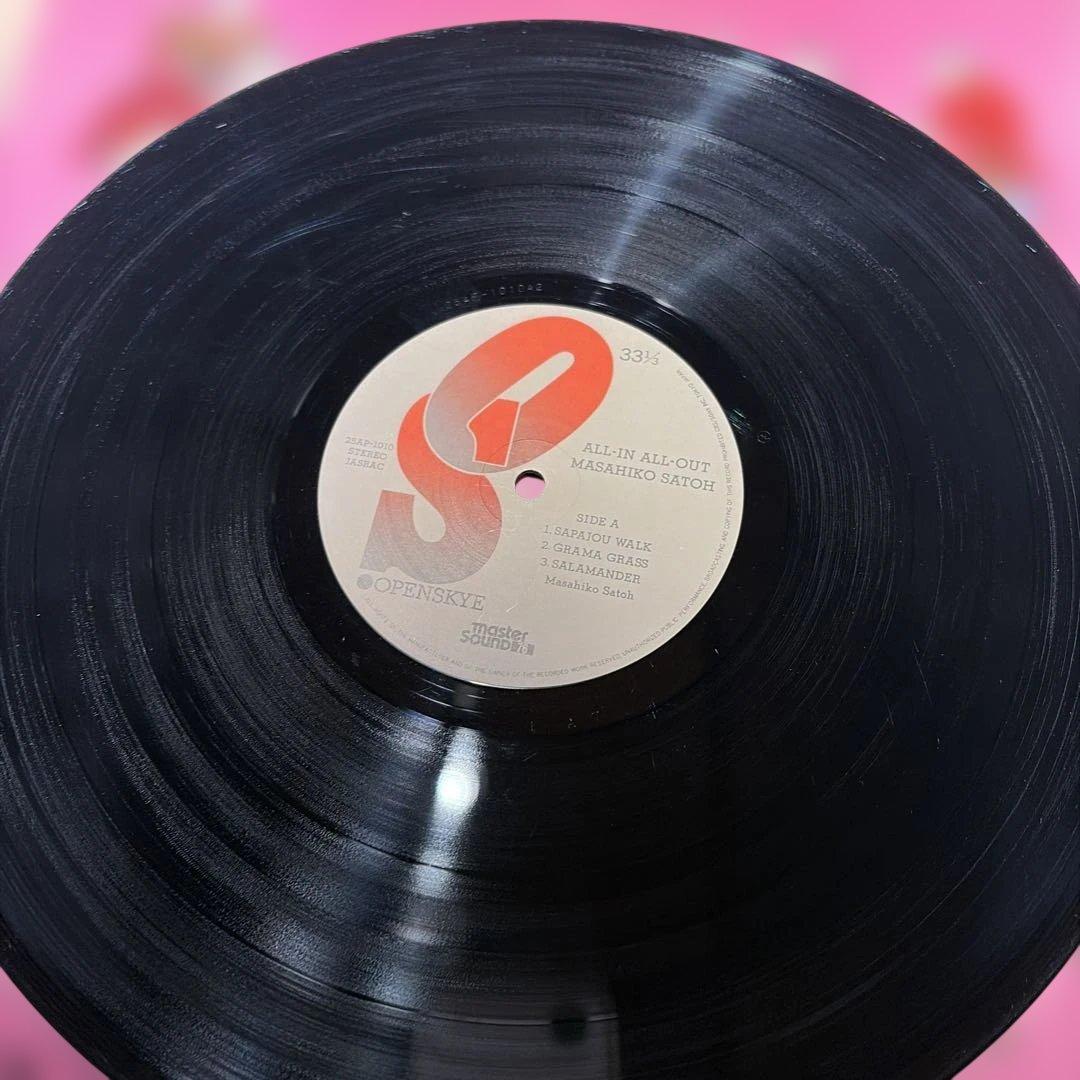 [レコード]All in All out LP 佐藤允彦