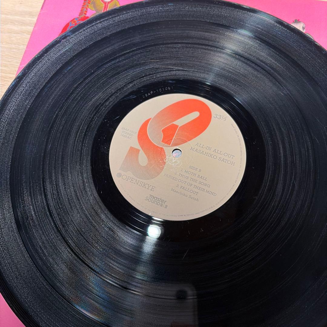 [レコード]All in All out LP 佐藤允彦