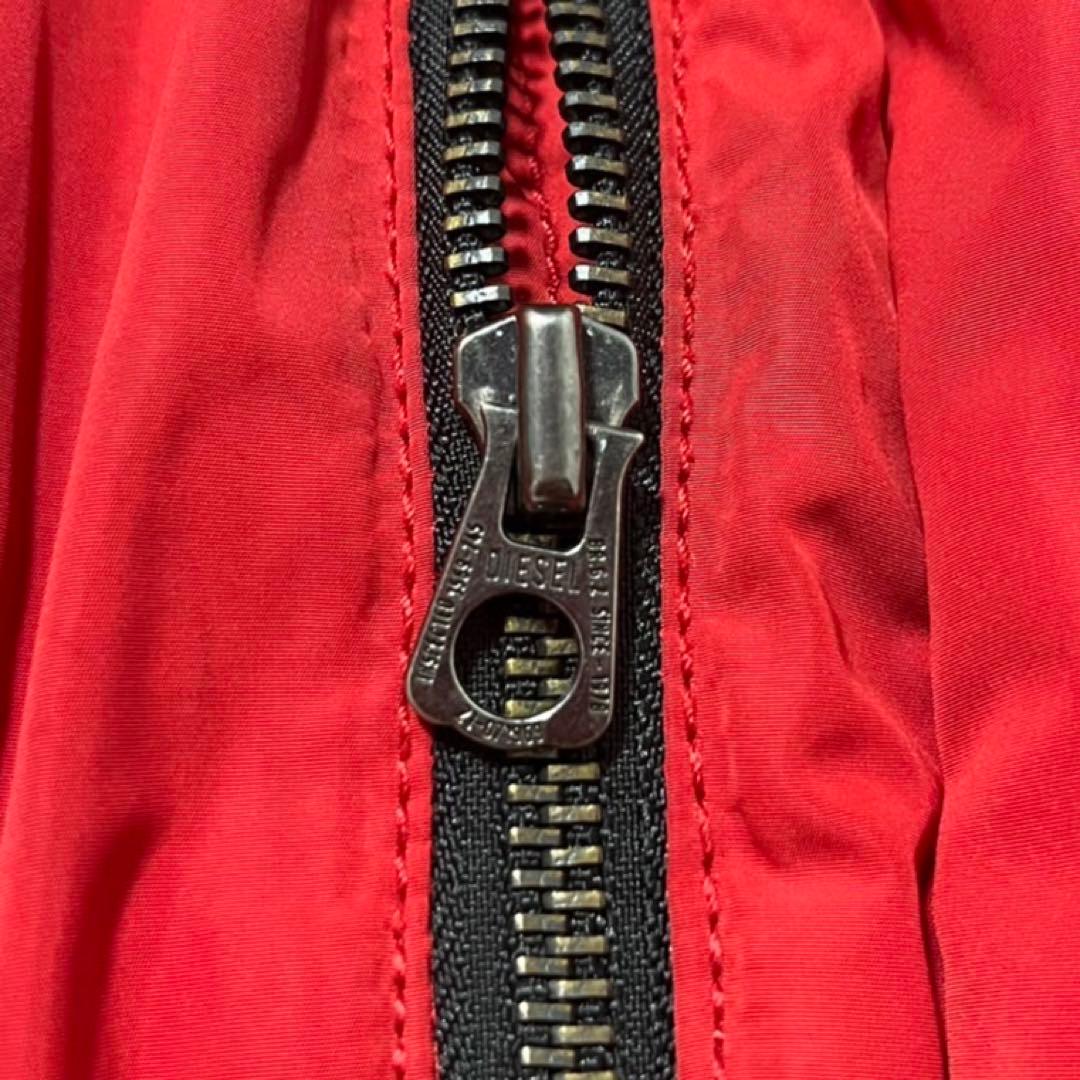 DIESEL ディーゼル N-2B フライトジャケット L 赤 国内正規品