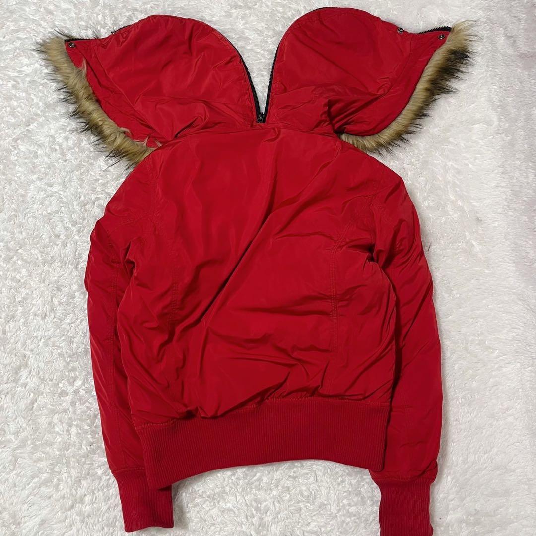 DIESEL ディーゼル N-2B フライトジャケット L 赤 国内正規品