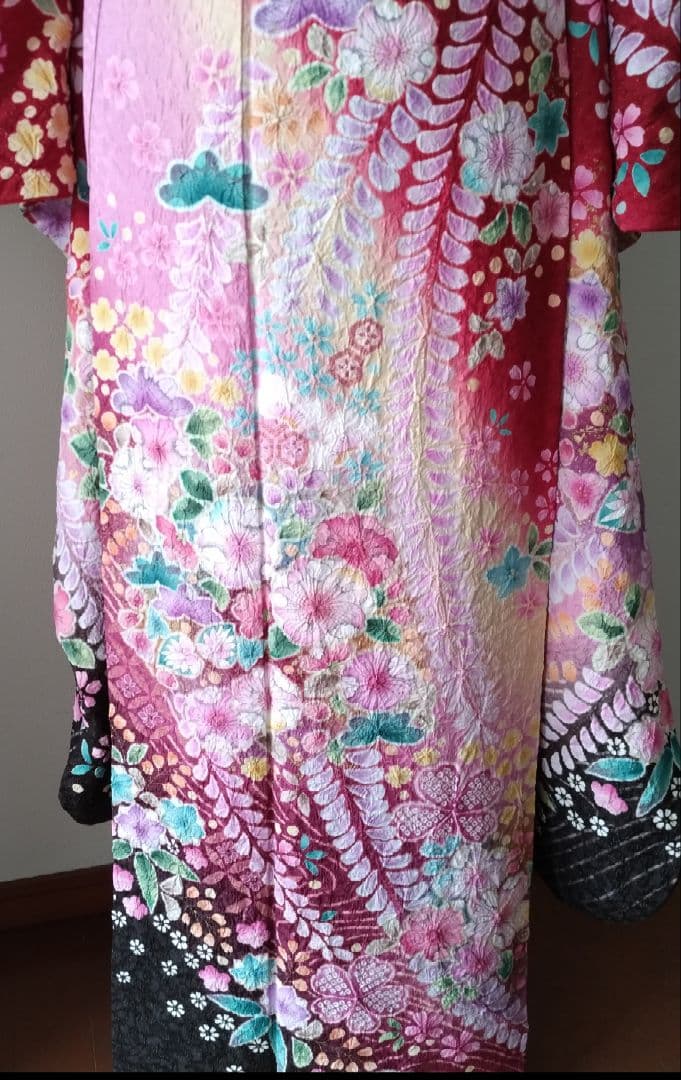 ハッピー様　302.振袖7点セット 　正絹　フルセット　成人式