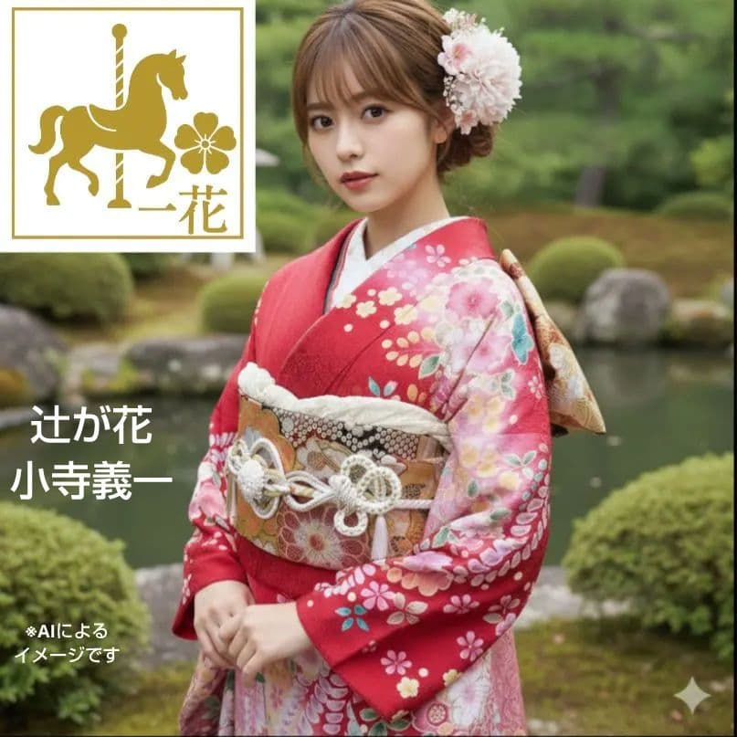 ハッピー様　302.振袖7点セット 　正絹　フルセット　成人式