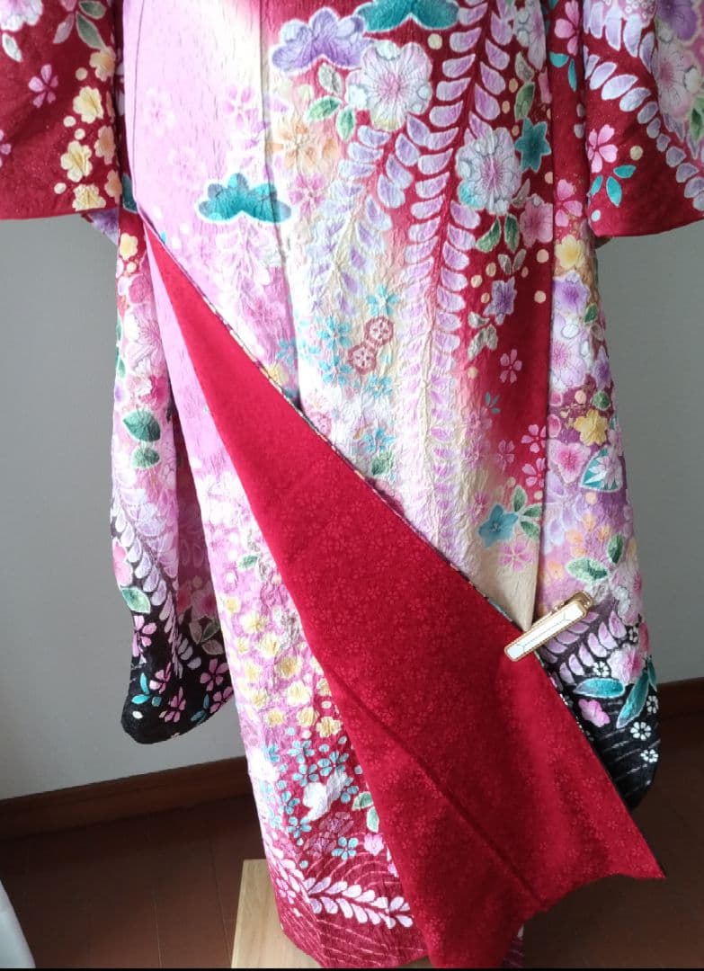 ハッピー様　302.振袖7点セット 　正絹　フルセット　成人式