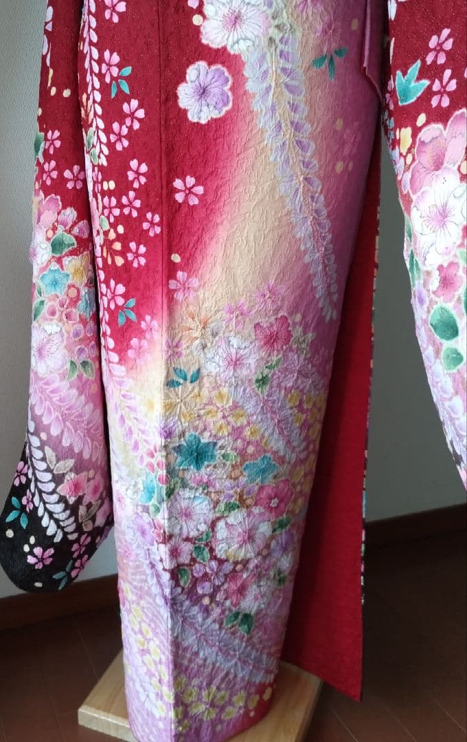 ハッピー様　302.振袖7点セット 　正絹　フルセット　成人式