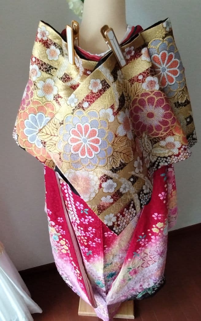 ハッピー様　302.振袖7点セット 　正絹　フルセット　成人式