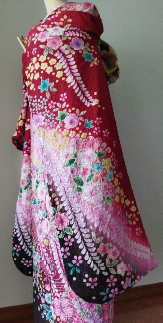 ハッピー様　302.振袖7点セット 　正絹　フルセット　成人式