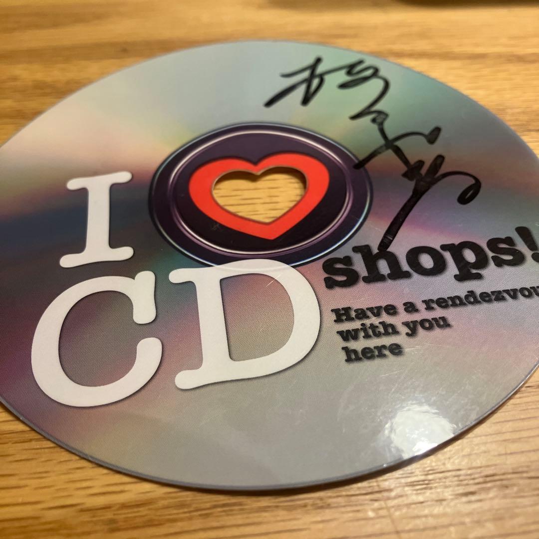 ミスチル　桜井さんサイン　I ❤️ CD shops!