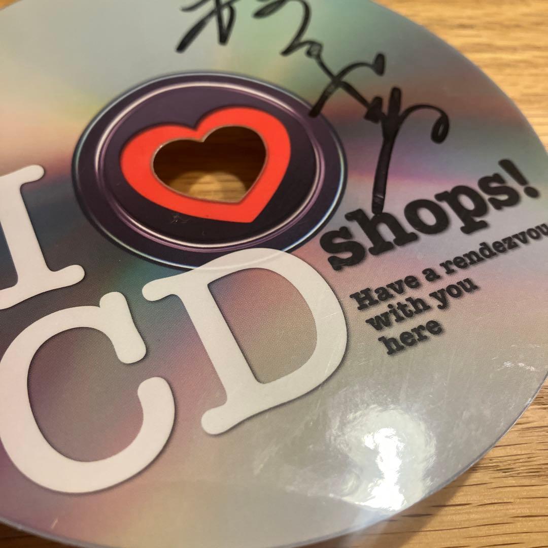 ミスチル　桜井さんサイン　I ❤️ CD shops!