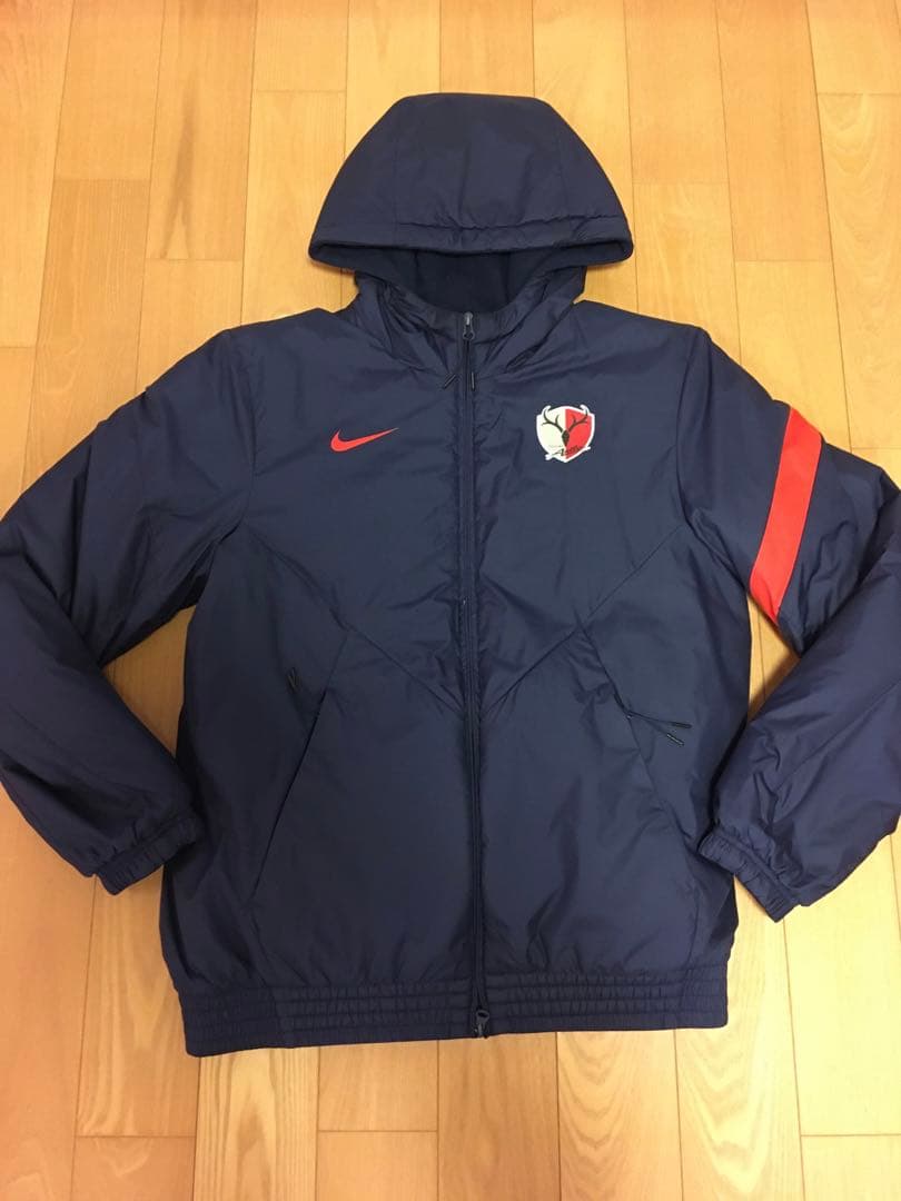 鹿島アントラーズ　NIKE ナイキ　選手着用ダウン　選手支給品　M〜L相当　新品