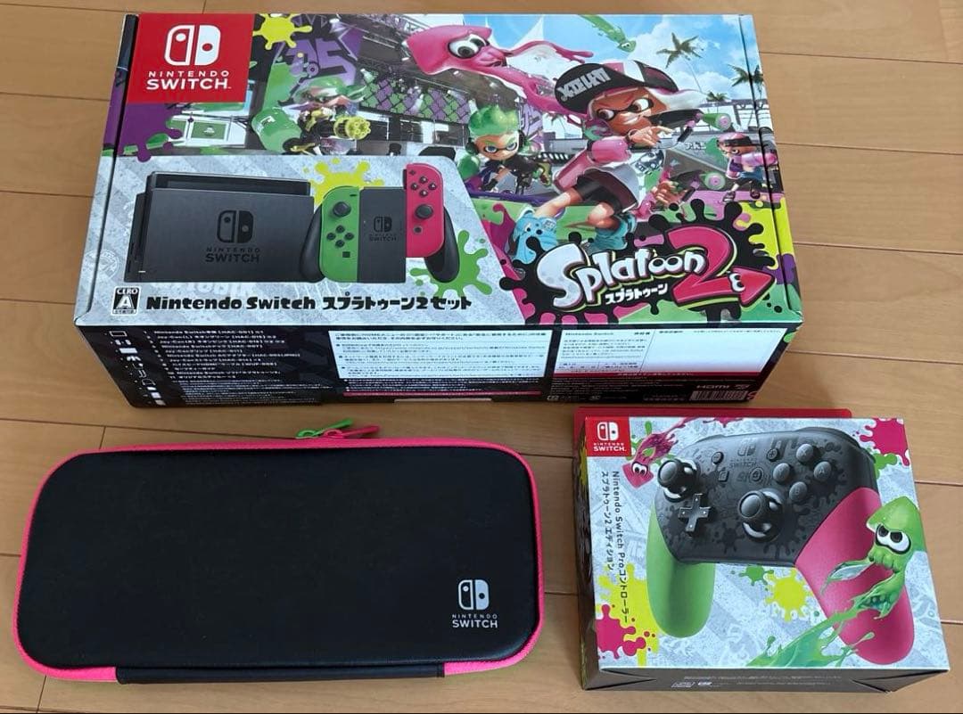 【即発送】Nintendo Switch スプラトゥーン2 プロコンセット