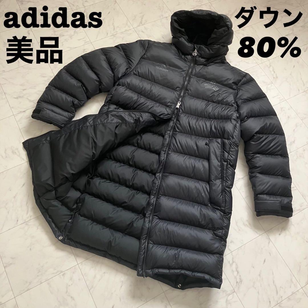 美品✨adidas ベンチコート ロングダウンコートTANGO ブラック XO