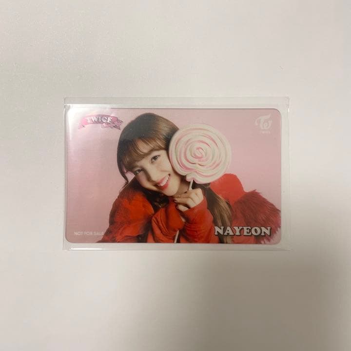 TWICE ナヨン candy pop 300人限定トレカ クリアトレカ