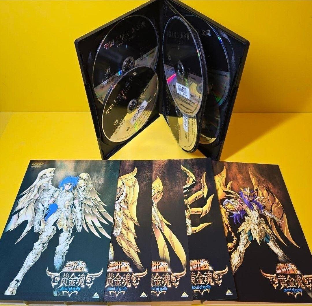 新品ケース交換済み「聖闘士星矢 黄金魂-soul of gold- 」DVD6巻