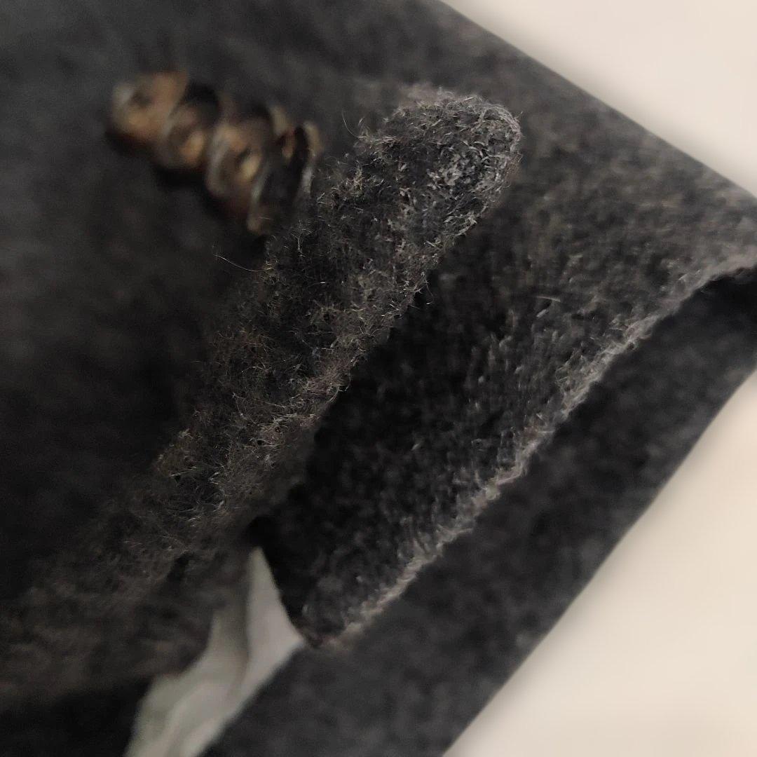 ダンヒル　カシミヤ　　ダークグレー チェスターコート 　ネーム入