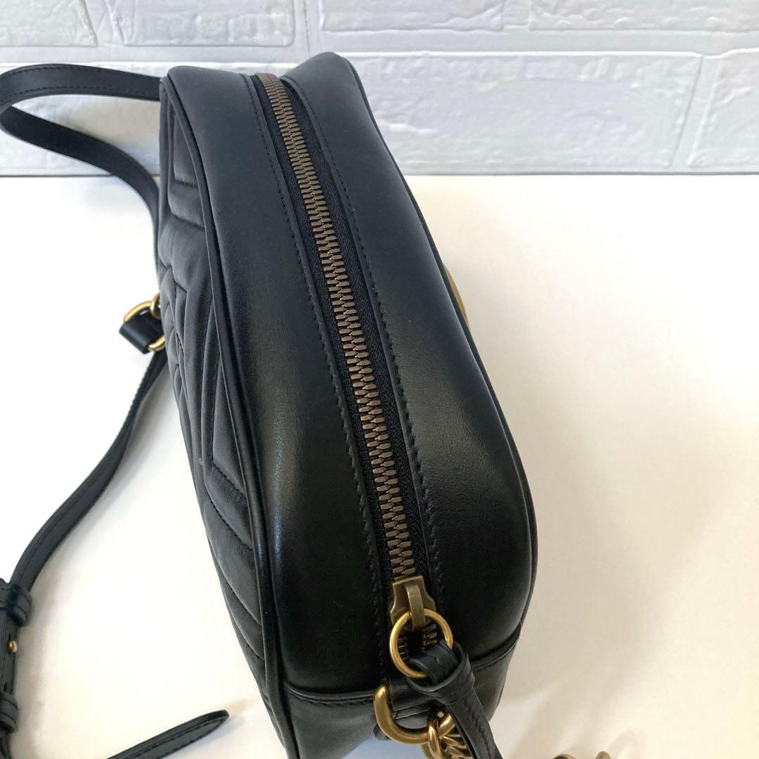 GUCCIグッチ　GGマーモントミニ カメラバッグ