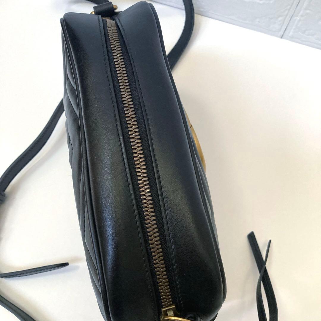 GUCCIグッチ　GGマーモントミニ カメラバッグ