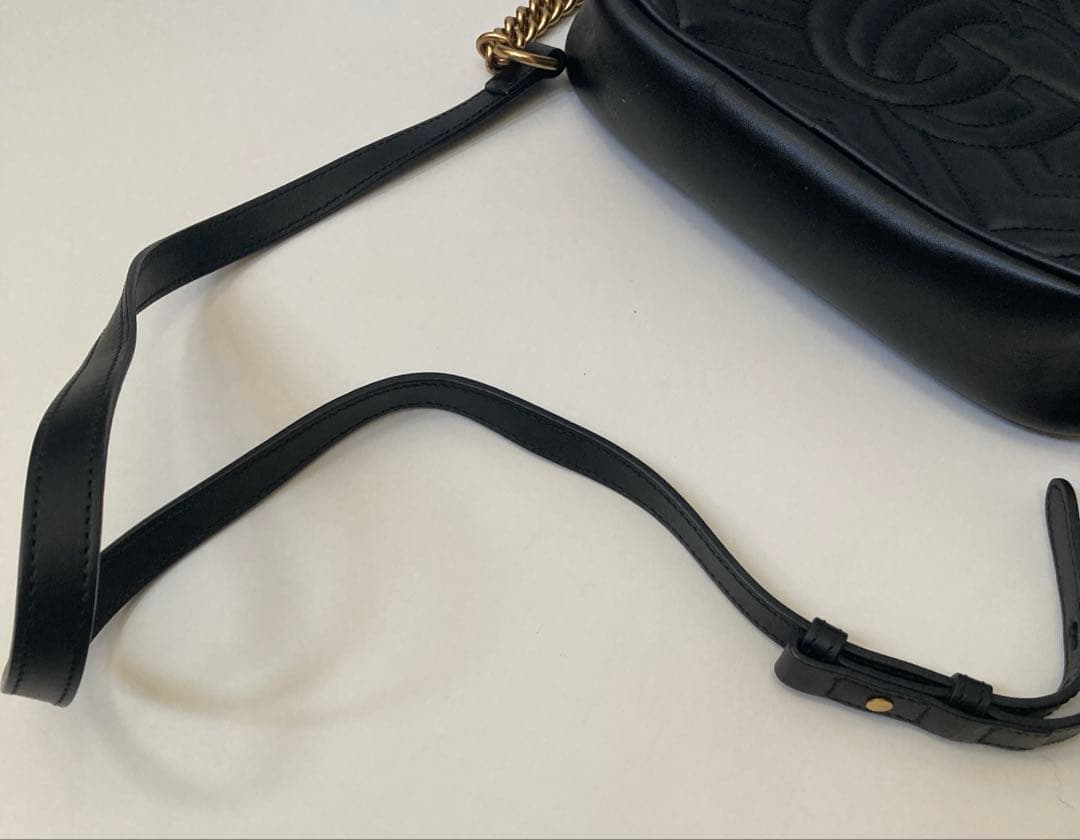 GUCCIグッチ　GGマーモントミニ カメラバッグ