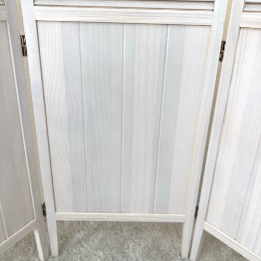 merry.san様 未使用品　シャビーウッド　パーティション　3連　間仕切り