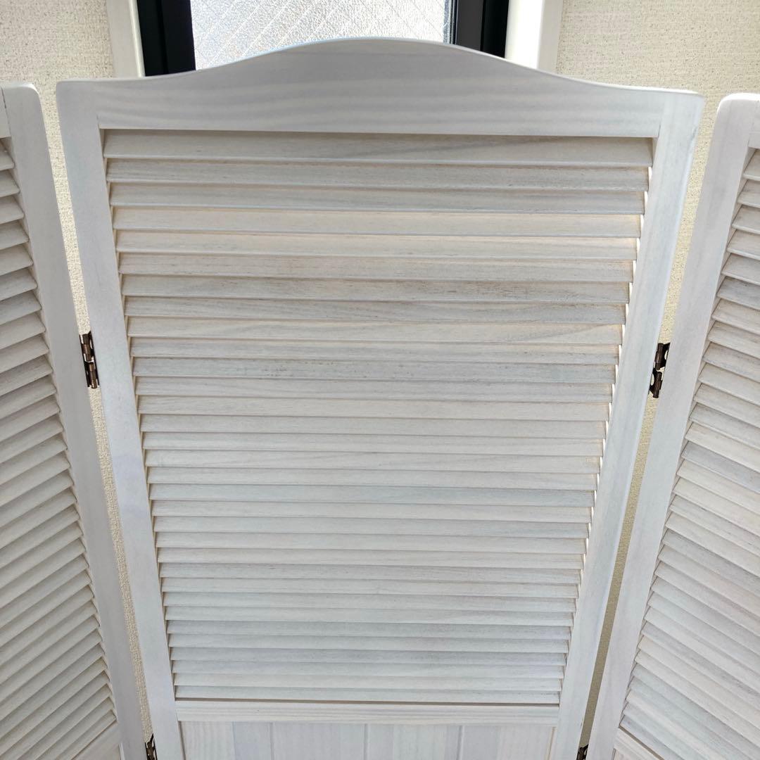 merry.san様 未使用品　シャビーウッド　パーティション　3連　間仕切り