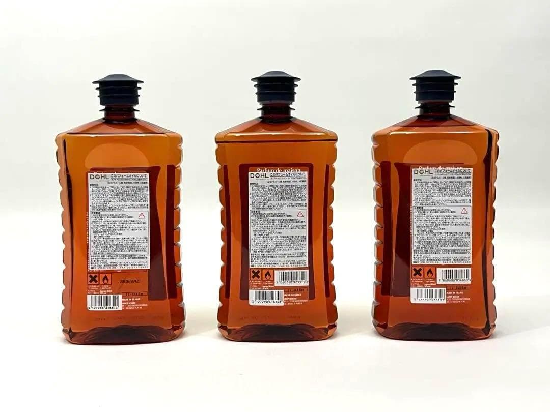 新品未開封★ランプベルジェ・オイル３本セット　ユーカリ　レア☆パチョリ　青リンゴ