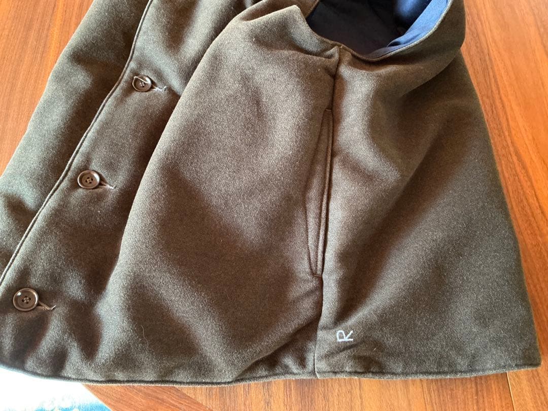 45rpm コットンフランネル908 ダウンベスト