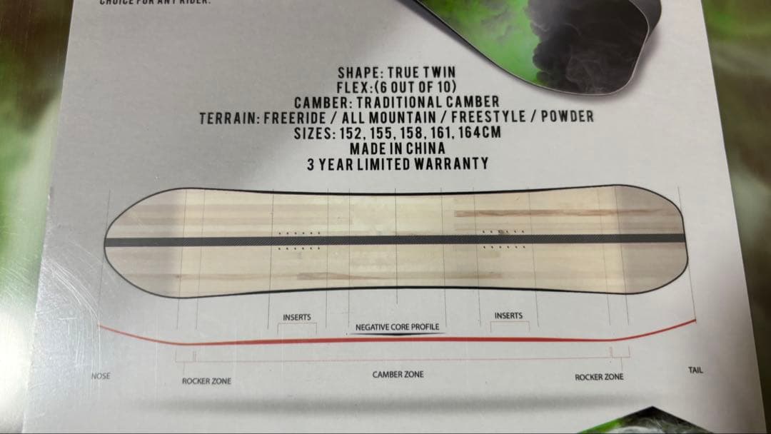 r*@様 【新品未使用】WIRED RECON スノーボード 155cm