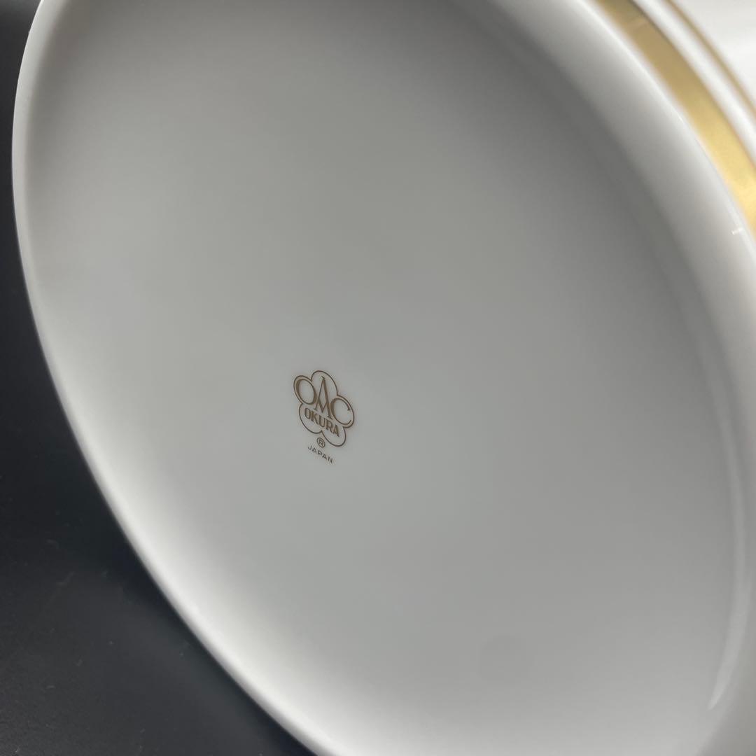 大倉陶園 ゴールドライン レリーフワインクーラー