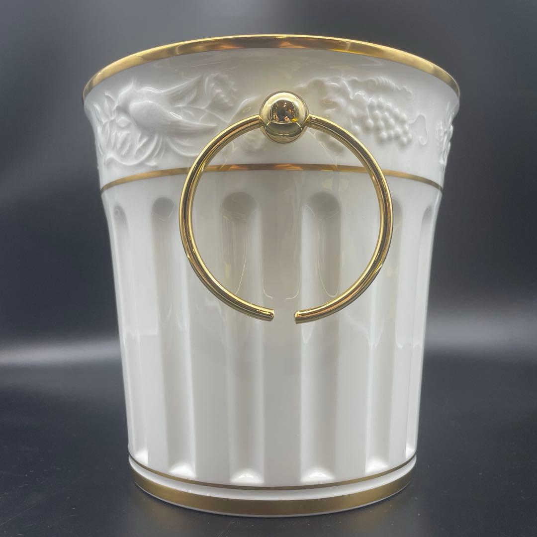 大倉陶園 ゴールドライン レリーフワインクーラー