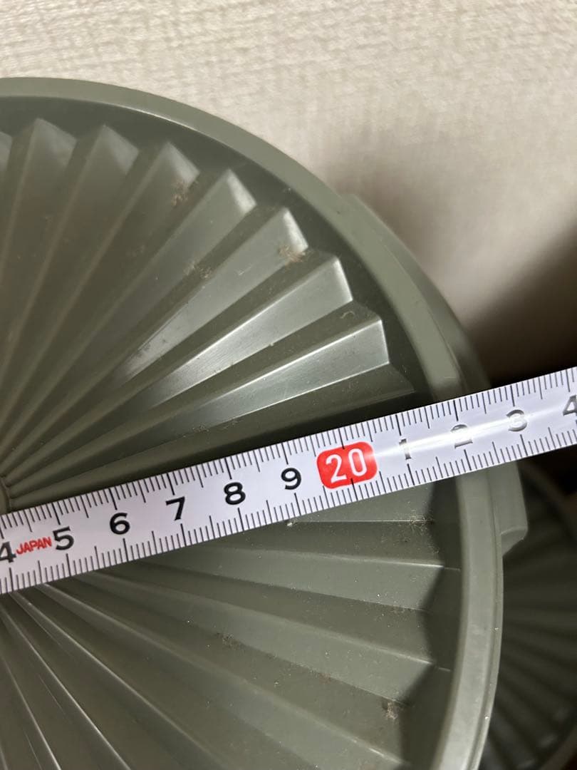 タッパーウェアマキシデコレーター グリーン 保存容器 3個セット