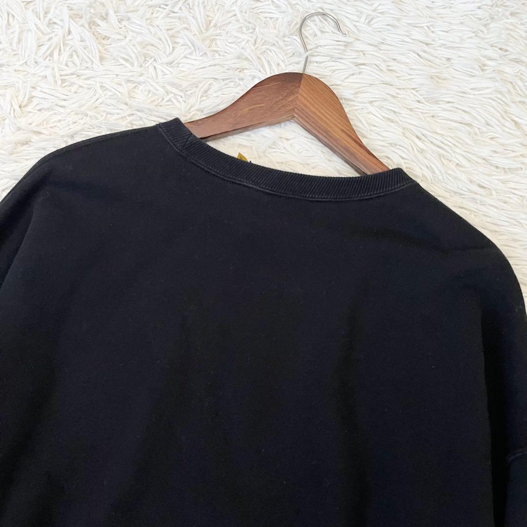 ✨希少✨ポロラルフローレン　トレーナー　スウェット　刺繍　黒　Ｌ　現行QR