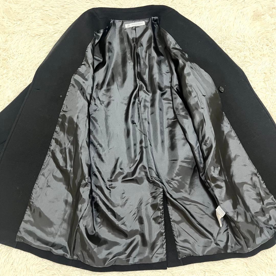 美品✨24AW ジャーナルスタンダードラックス ソフトメルトンチェスターコート黒