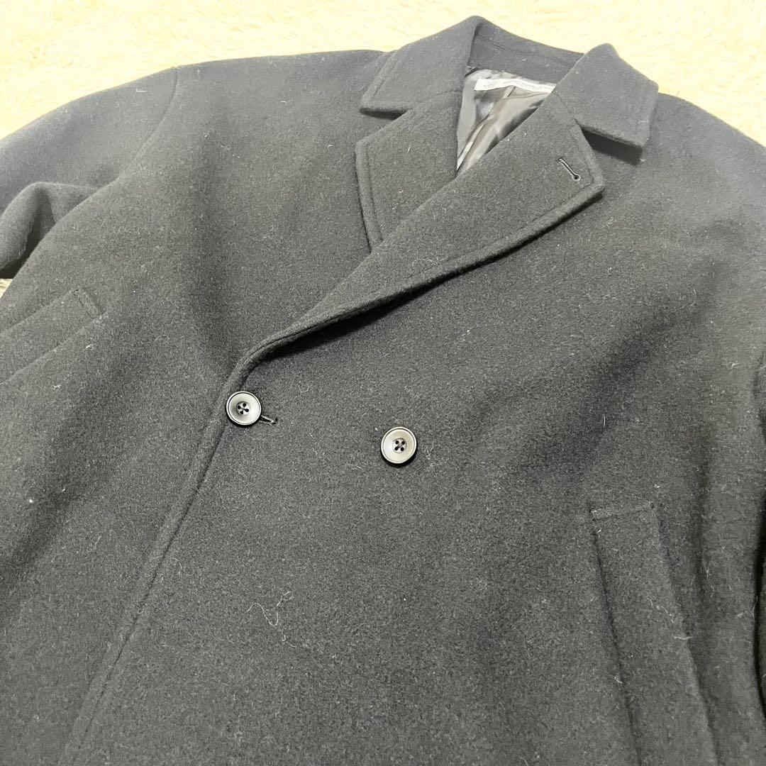 美品✨24AW ジャーナルスタンダードラックス ソフトメルトンチェスターコート黒