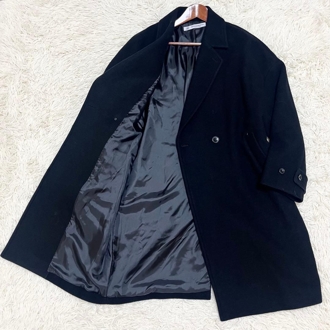 美品✨24AW ジャーナルスタンダードラックス ソフトメルトンチェスターコート黒