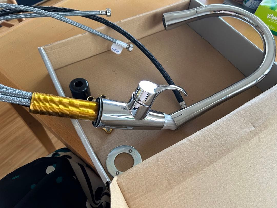 Kohler 浄水器用水栓 クローム仕上げ4個おまとめ