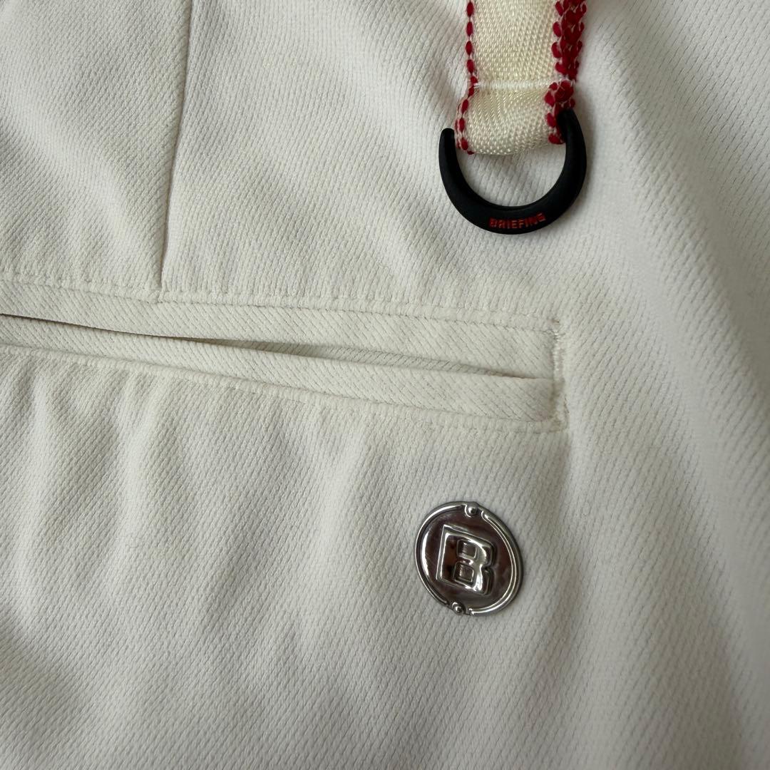 ブリーフィングゴルフ　パンツ　L〜XL相当 白　ホワイト　ストレッチ素材　ゴルフ