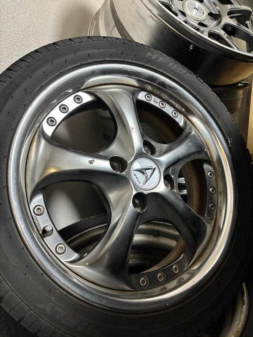 work VS-KF 15インチ　5j＋42通し　４本