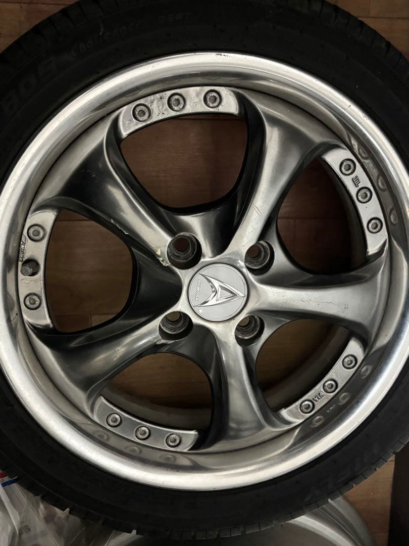 work VS-KF 15インチ　5j＋42通し　４本