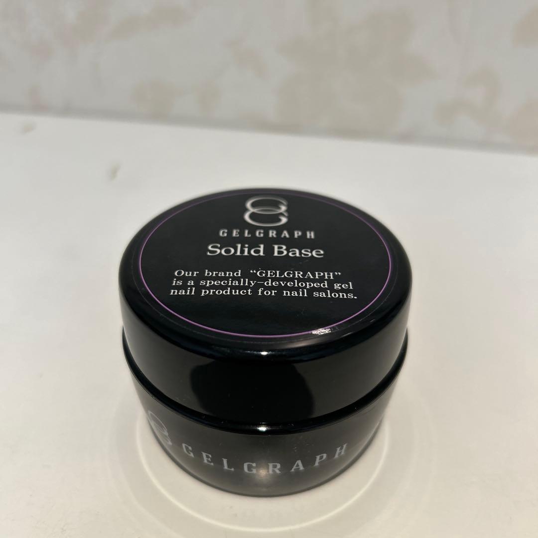 新品未使用　本物50g ジェルグラフ　ソリッドベース クリアジェル