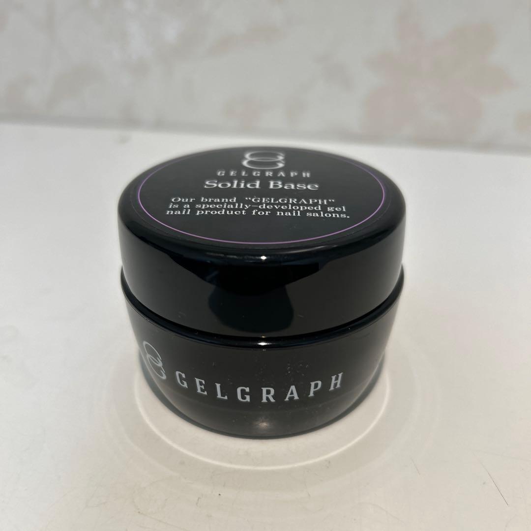 新品未使用　本物50g ジェルグラフ　ソリッドベース クリアジェル