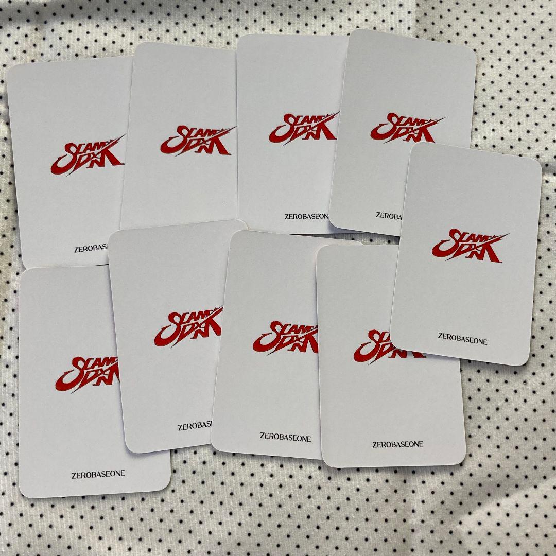 ZEROBASEONE ZB1 MCD SLAMDUNK サノク トレカ 9枚