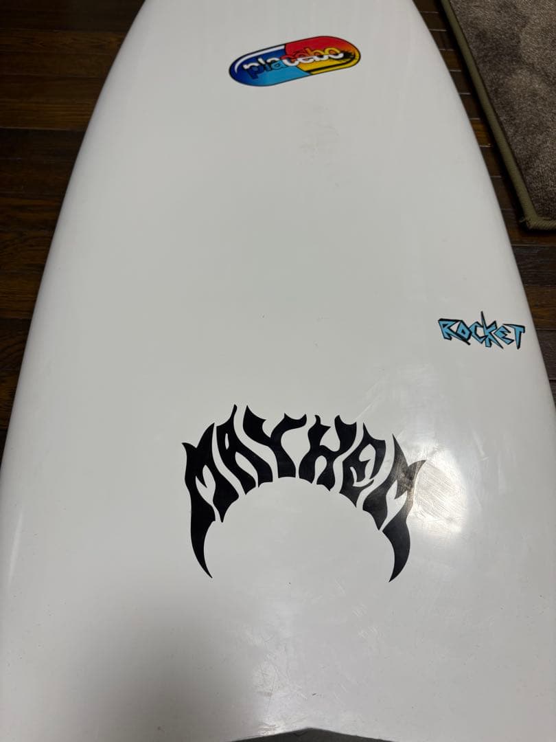 888888｜placeboプレセボ　ロケット　5'7 フィン付