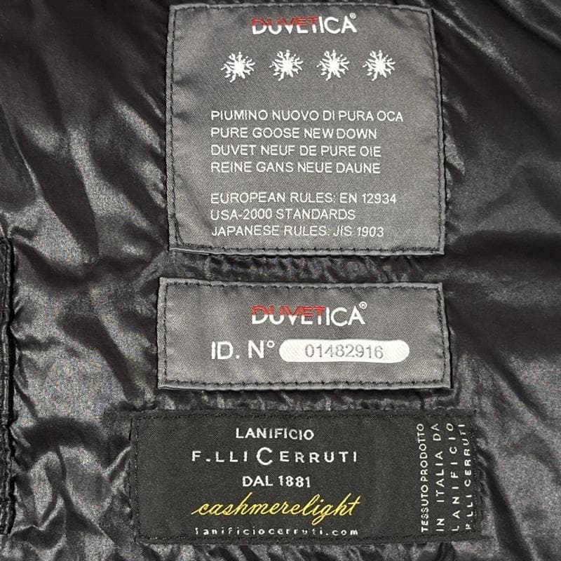 デュベティカ×チェルッティ/アリステオ/カシミヤブレンド/フーデッドダウンベスト