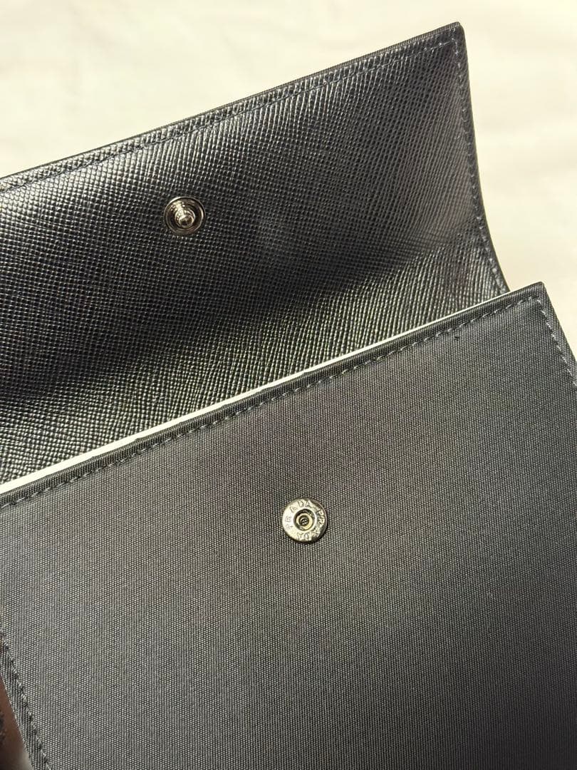 PRADA テッシート 三つ折り財布 Nero